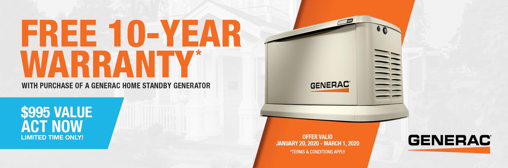 Homestandby Generator Deal | Warranty Offer | Generac Dealer | Auburndale, FL